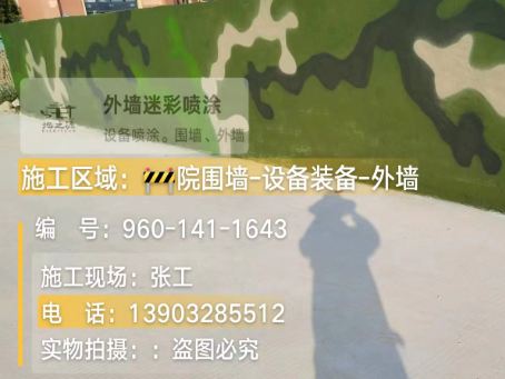 三亚 迷彩漆喷涂价格（按平方米计费）